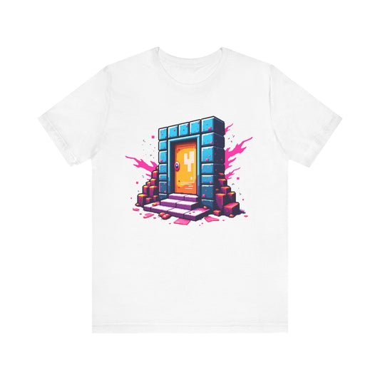 Retro Pixel Door T-Shirt